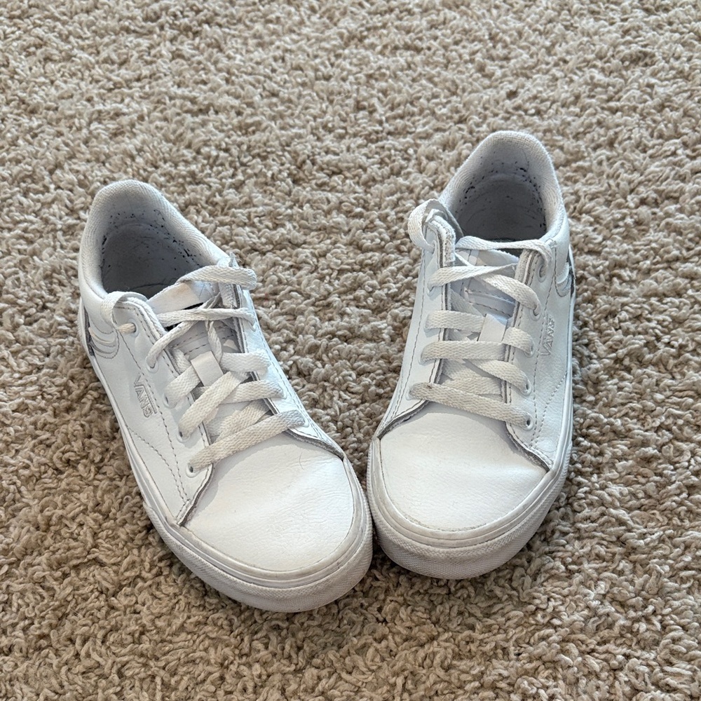 Kids white Vans